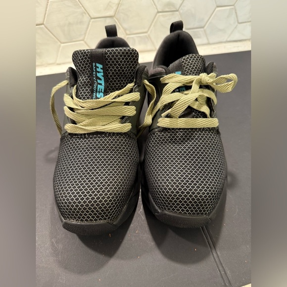 Hytest Safety Shoes Alpha Xergy Comfort Gel Steel Toe Size 7 Work Shoes Black - Picture 2 of 12